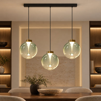 Modern Pendant Light Hanging Adjustable Metal Shade LED for Kitchen Dining Room