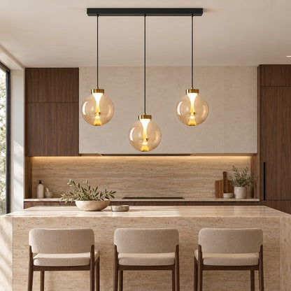 Modern Pendant Light Hanging Adjustable Metal Shade LED for Kitchen Dining Room