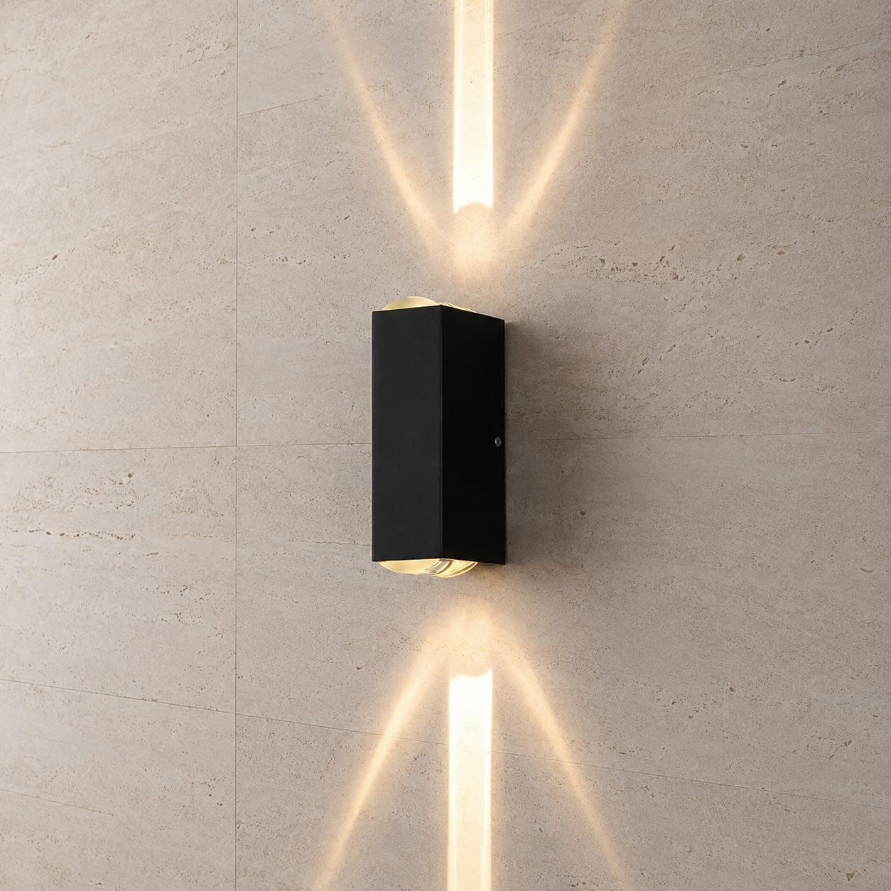Modern Outdoor Wall Sconce Waterproof Aluminum LED Dual Beam Light 10W for Garden