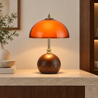 Modern Rechargeable LED Table Lamp Cordless Adjustable Brightness Metal Portable Design
