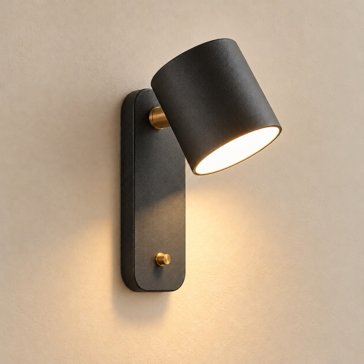 Modern Wall Light Wall Mounted Metal Rotatable Sconce Light for Adjustable Directional Illumination