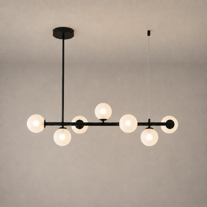 Modern Glass Pendant Lights Cluster Hanging Adjustable LED for Kitchen Island and Dining Room