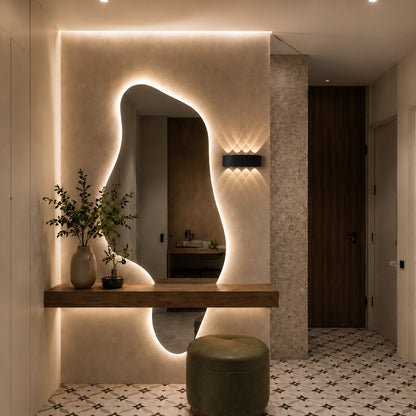 Modern Waterproof Outdoor Wall Light Aluminum Up-and-Down LED Sconce for Indoor and Outdoor Use