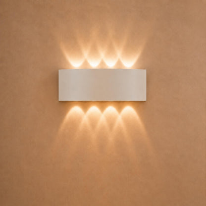 Modern Waterproof Outdoor Wall Light Aluminum Up-and-Down LED Sconce for Indoor and Outdoor Use