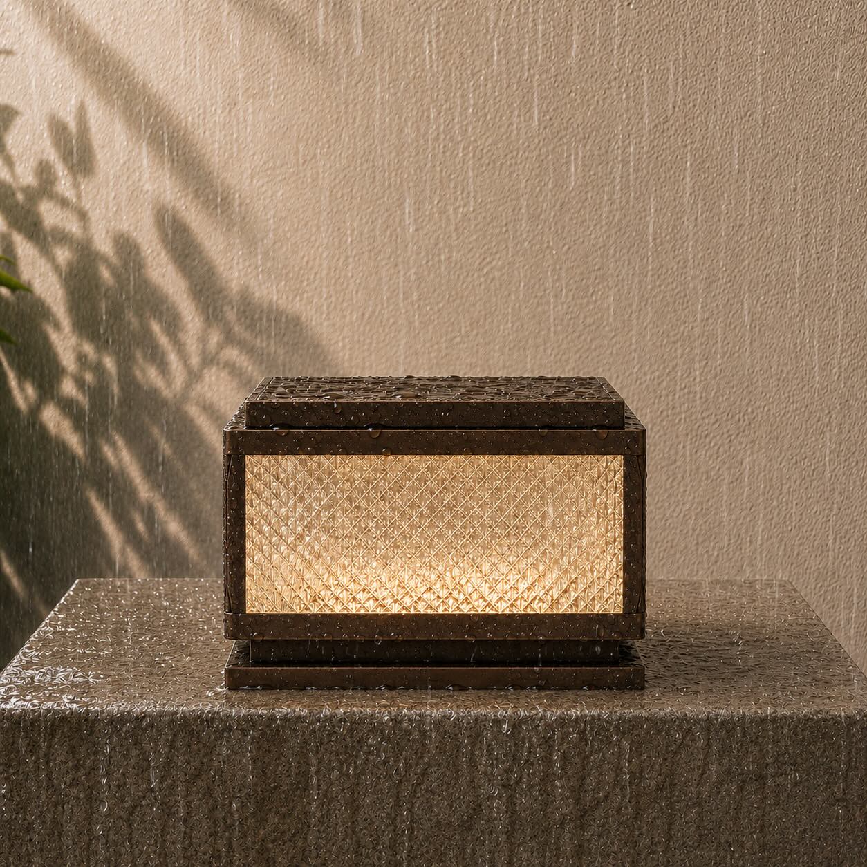 Solar Outdoor Light Minimalist Ground Mounted Aluminum LED with Four Color Options