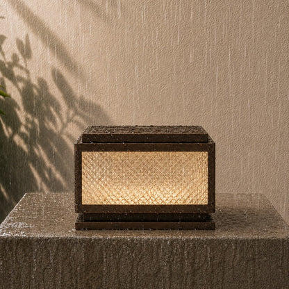 Solar Outdoor Light Minimalist Ground Mounted Aluminum LED with Four Color Options