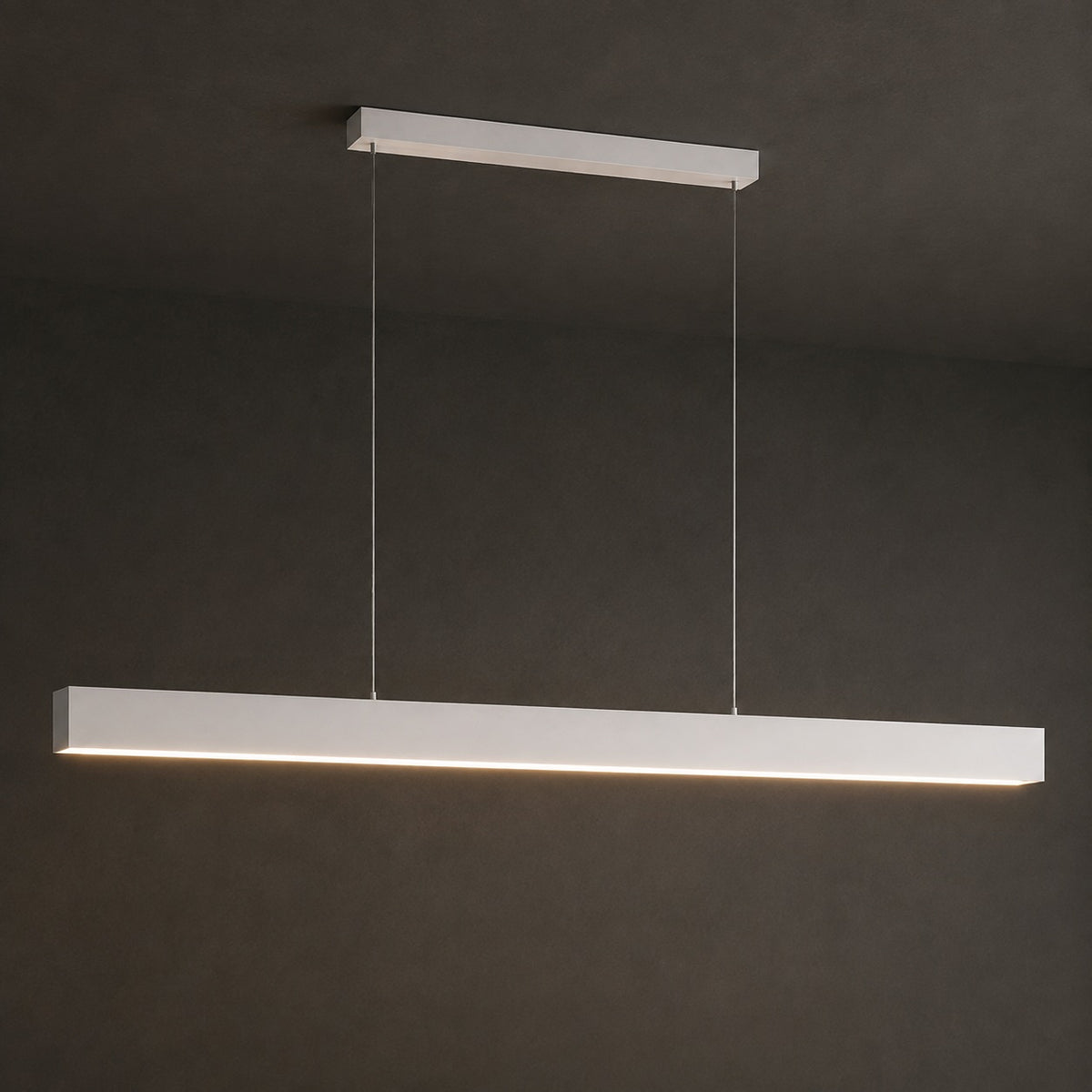 Modern Glass Pendant Light Adjustable Hanging Metal LED for Kitchen Island Dining Room