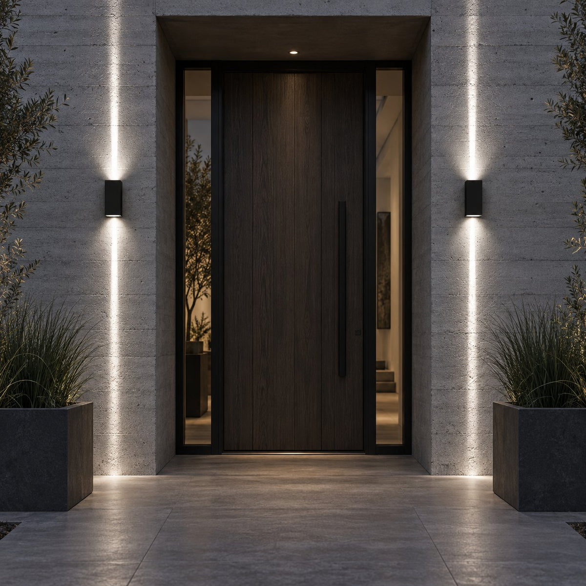 Modern Outdoor Wall Sconce Lighting Up Down Waterproof Die-Cast Aluminum LED 10W