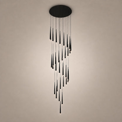 Modern Nordic Flush Mount Ceiling Light Adjustable Iron Acrylic Dimmable LED 6 Heads 18W