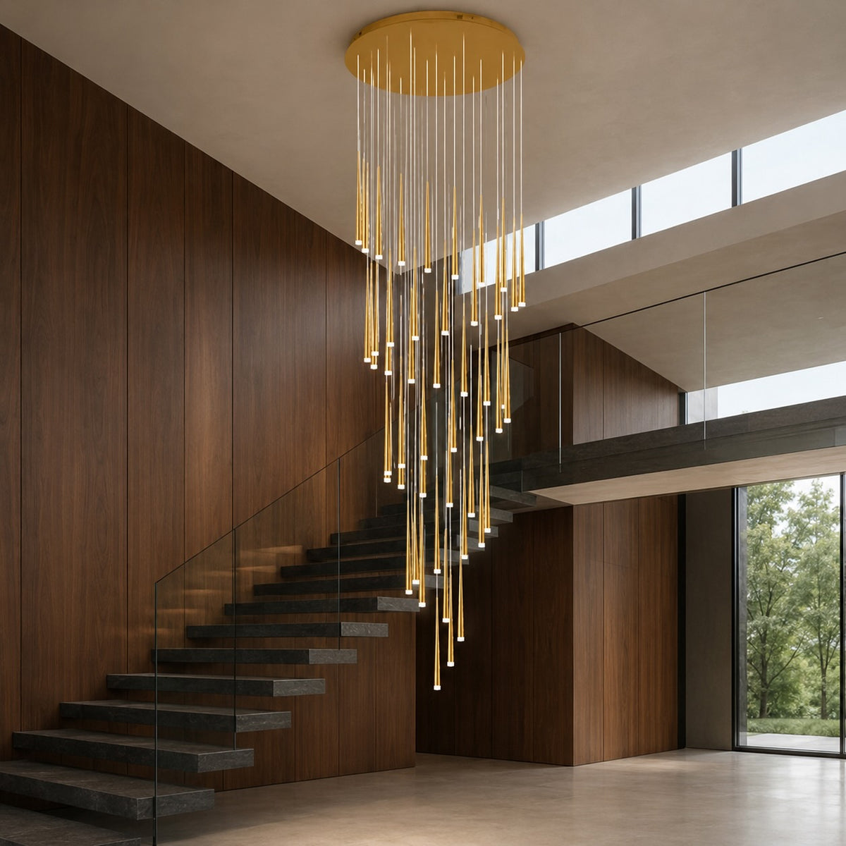 Modern Nordic Flush Mount Ceiling Light Adjustable Iron Acrylic Dimmable LED 6 Heads 18W