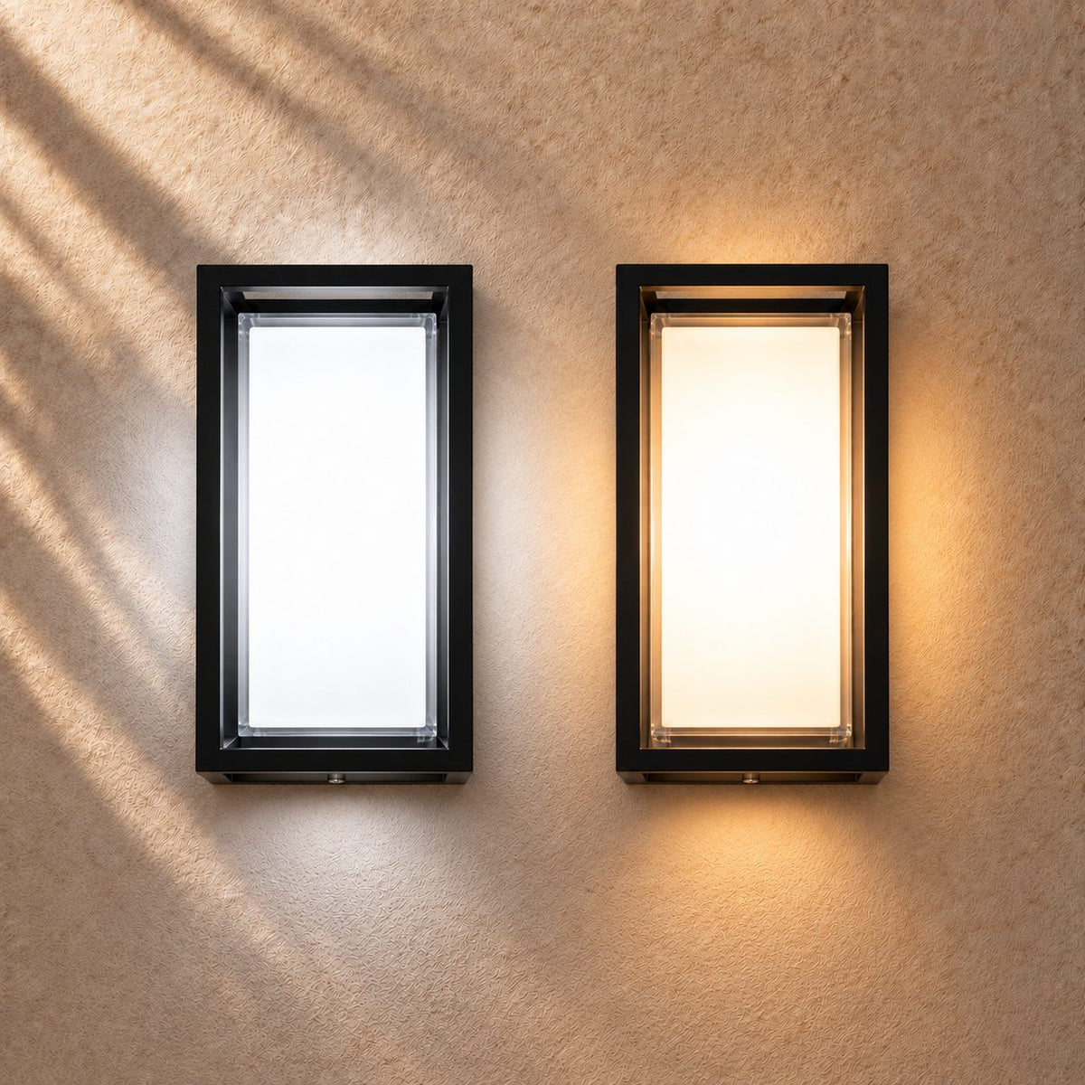 Modern Outdoor Wall Light LED Waterproof Aluminum Fixture for Porch Patio and Pathway