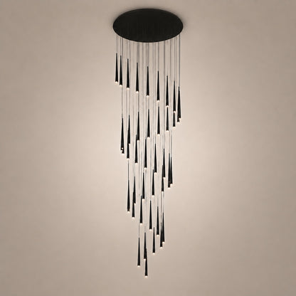 Modern Nordic Flush Mount Ceiling Light Adjustable Iron Acrylic Dimmable LED 6 Heads 18W