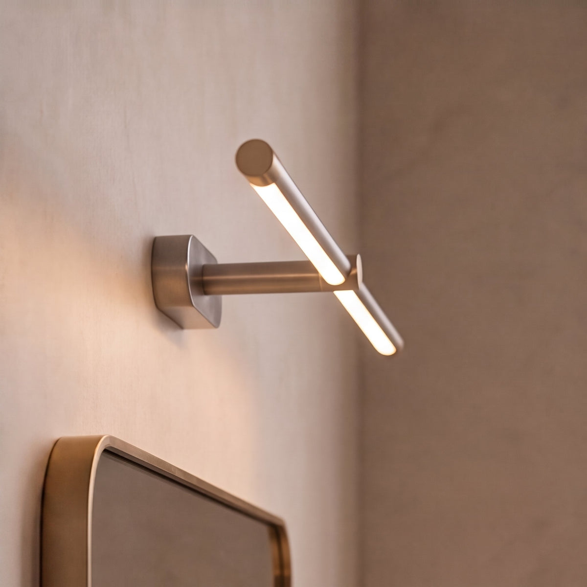 Modern Minimalist Wall Lamp Hardwired Metal LED Adjustable Sconce Light for Home Lighting