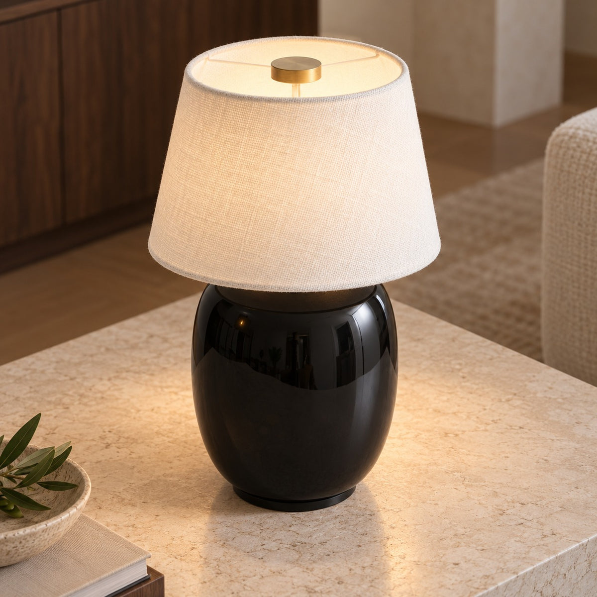 Modern Battery Operated Table Lamp Adjustable Metal LED Light for Bedside or Desk