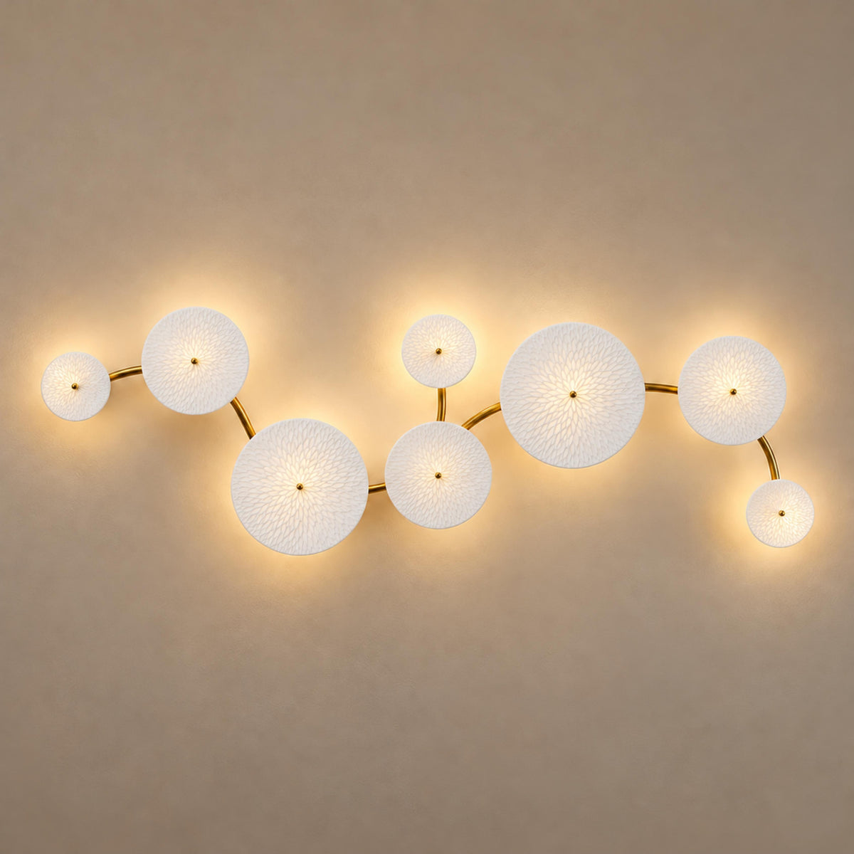 Modern Wall Light Wall Mounted Metal Frame LED Sconce for Ambient Illumination