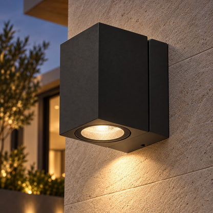 Modern Outdoor Wall Light Waterproof Aluminum Adjustable Motion Sensor LED Fixture