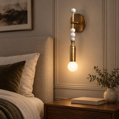 Modern Wall Lamp Wall Mounted Metal Frame Adjustable LED Lighting Fixture