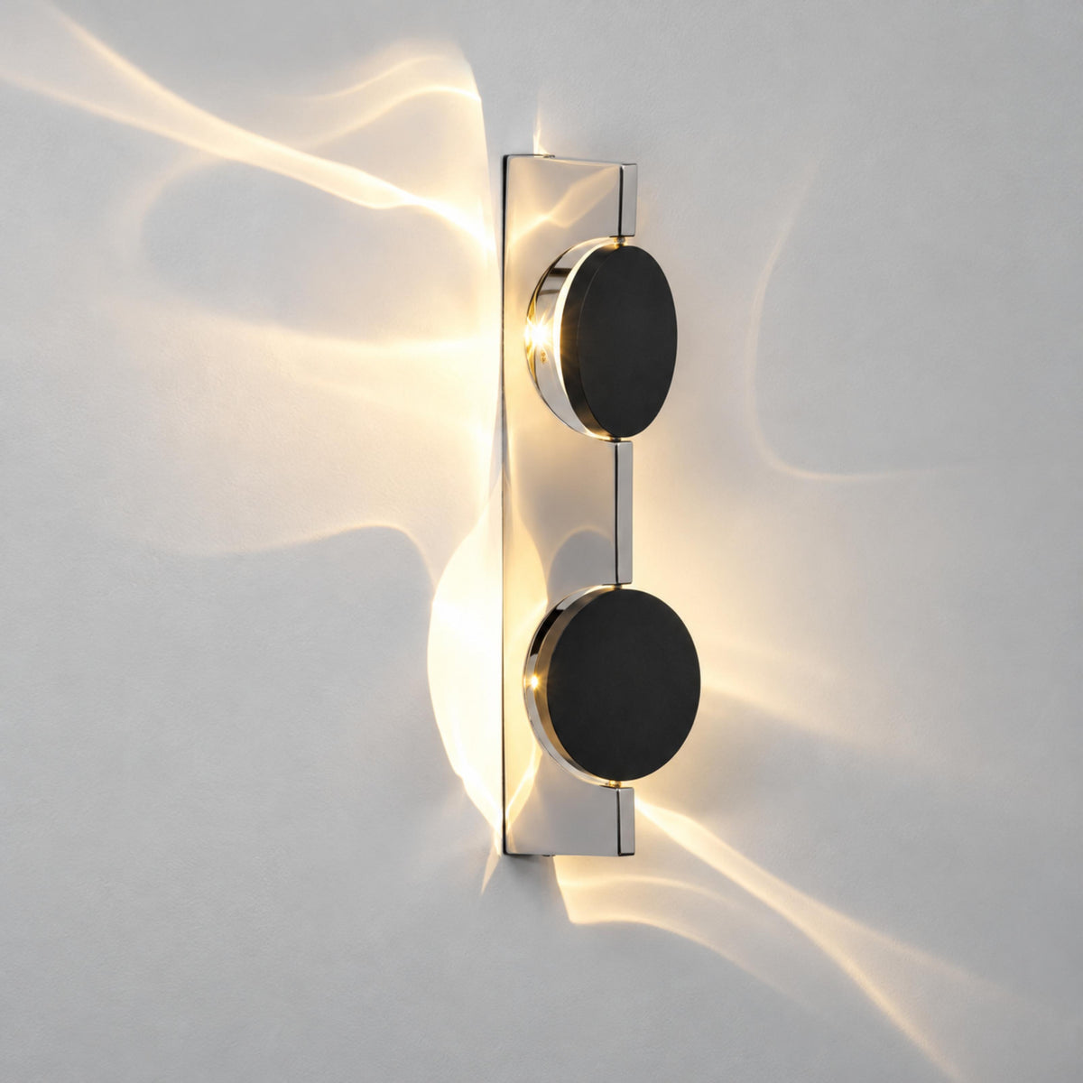 Modern Wall Light Wall Mounted Metal LED Kinetic Shadow Effect for Dynamic Illumination