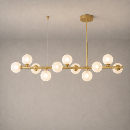 Modern Glass Pendant Lights Cluster Hanging Adjustable LED for Kitchen Island and Dining Room