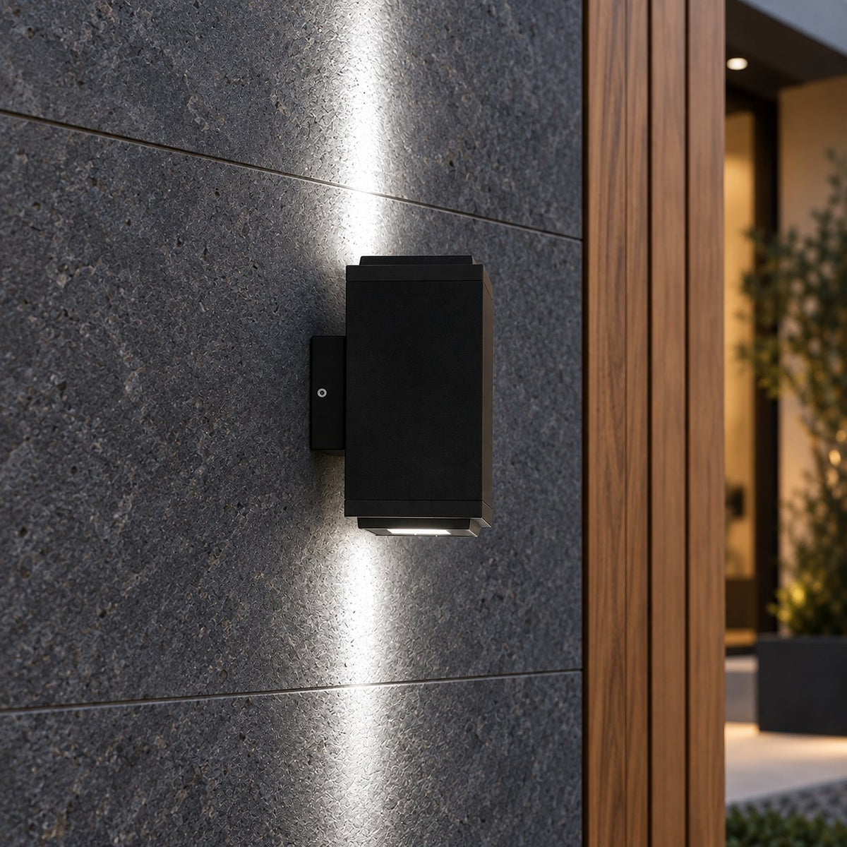 Modern Outdoor Wall Sconce Lighting Up Down Waterproof Die-Cast Aluminum LED 10W