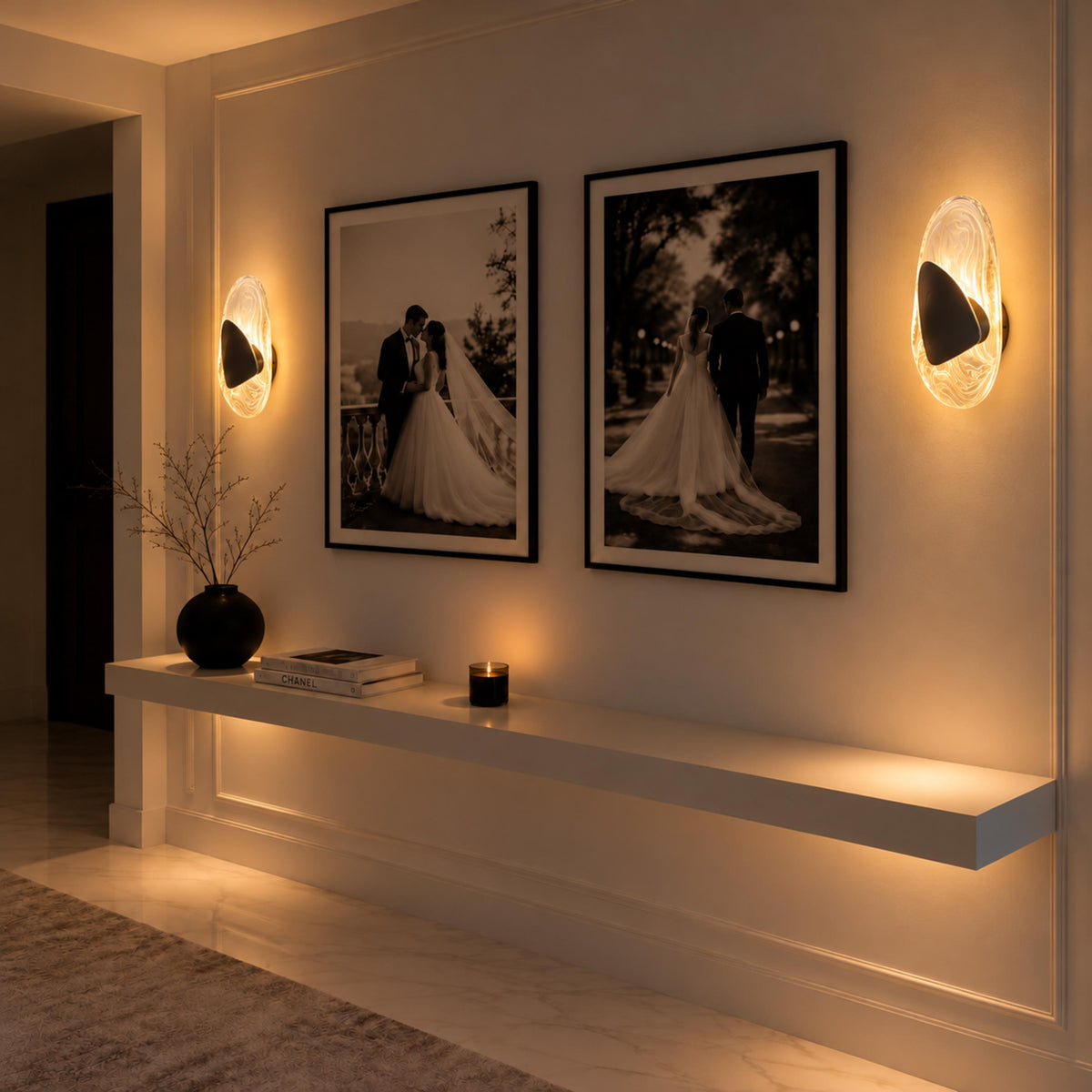 Modern Wall Light Wall Mounted Metal Adjustable LED Fixture for Indoor Spaces
