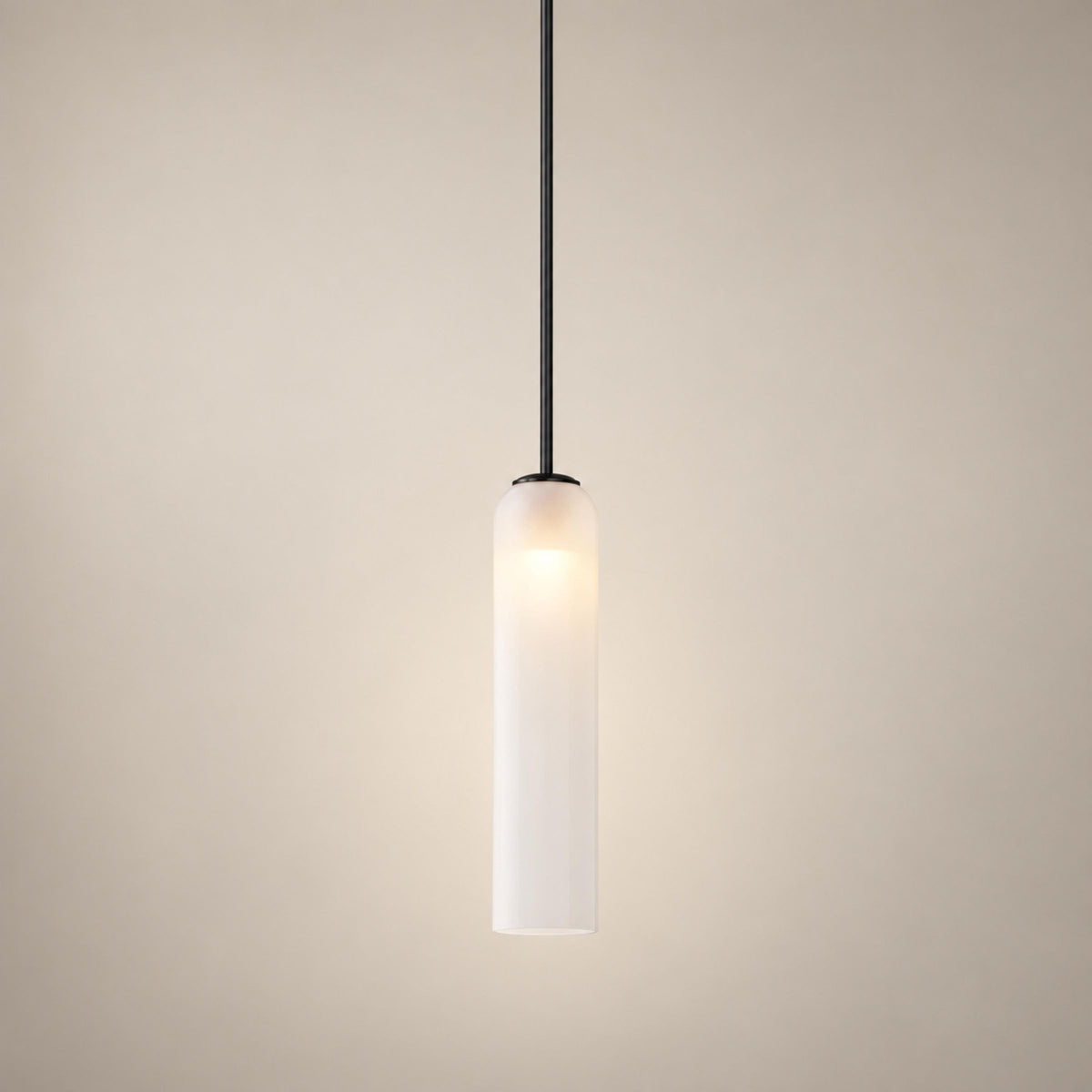 Modern Glass Pendant Lamp Adjustable Height LED Hanging Light for Kitchen Lighting
