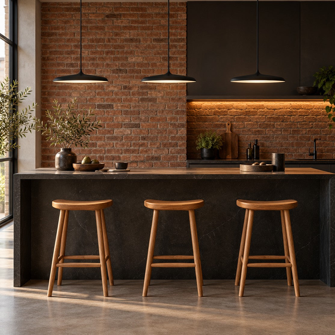 Modern Glass Pendant Lamp Hanging Light Adjustable LED Fixture for Kitchen Pendant Lighting