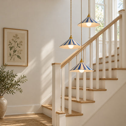 Modern Glass Pendant Lighting Adjustable Hanging Light Fixture for Kitchen Island LED