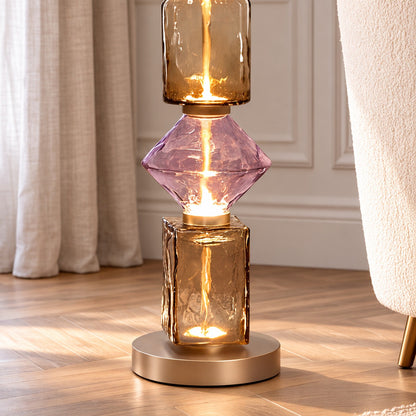 Modern Floor Lamp Adjustable Height Metal Base LED Lighting for Living Room