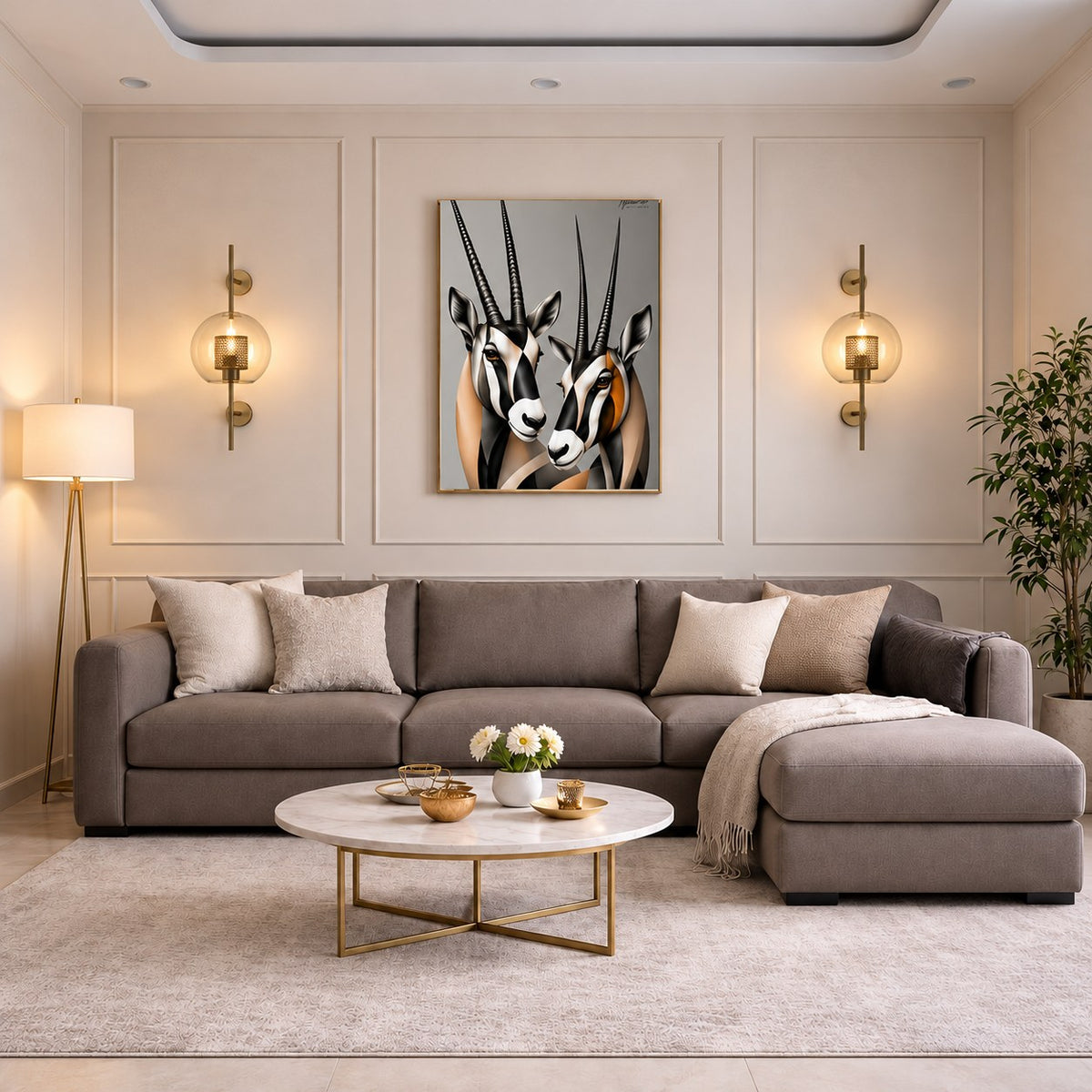 Modern Glass Wall Light Wall Mounted Metal Frame LED Sconce for Indoor Illumination