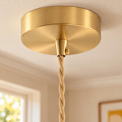 Modern Glass Pendant Lighting Adjustable Hanging Light Fixture for Kitchen Island LED
