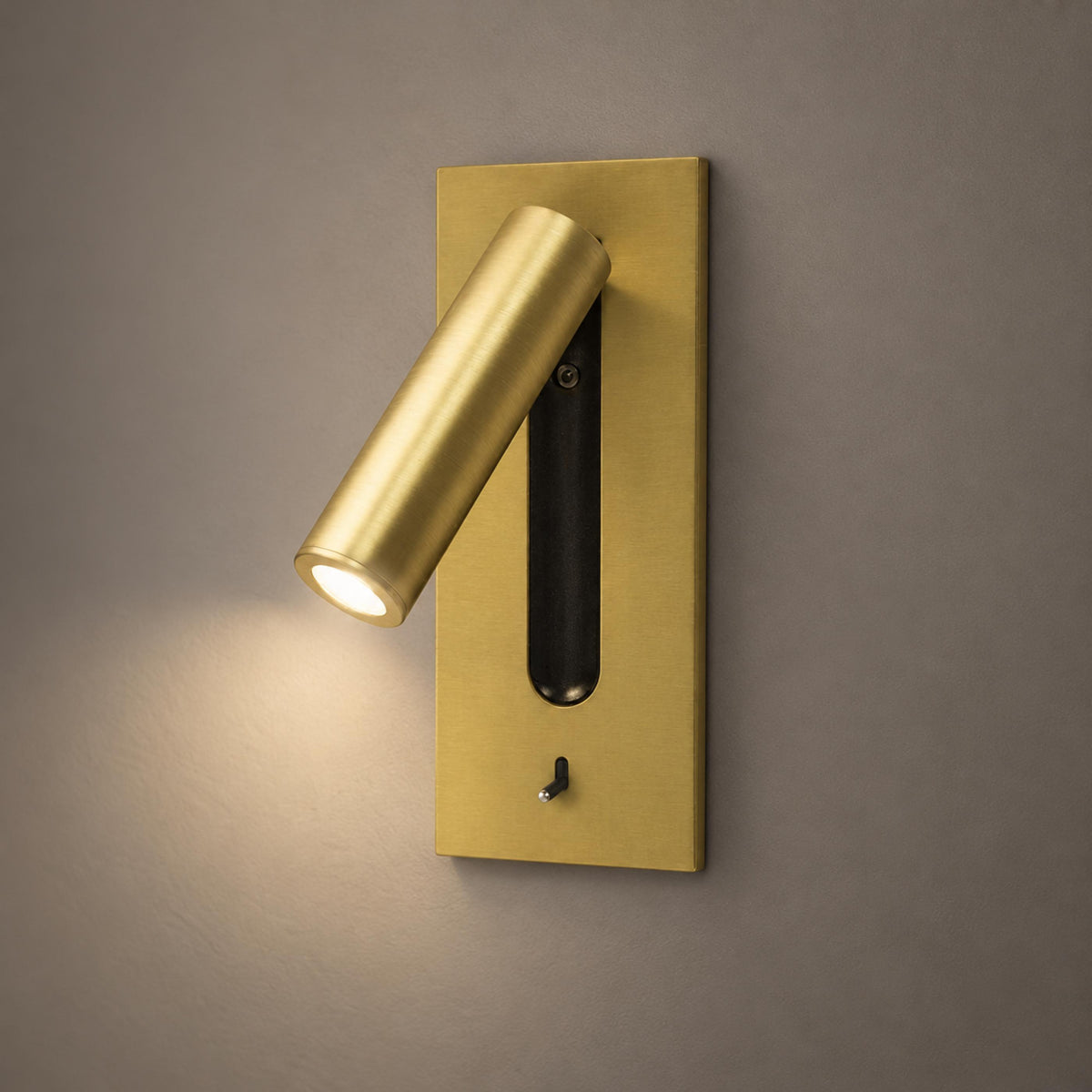 Modern Wall Mounted Bedside Lamp Metal Frame Adjustable LED Lighting for Bedroom Use
