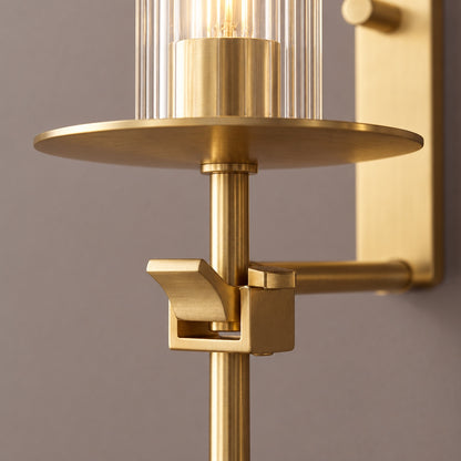 Classic Wall Light Wall Mounted Metal Frame Ambient Lighting Fixture for Indoor Use