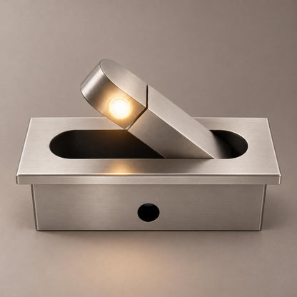 Modern LED Bedside Lamps Wall Mounted Metal Adjustable Arm for Focused Illumination