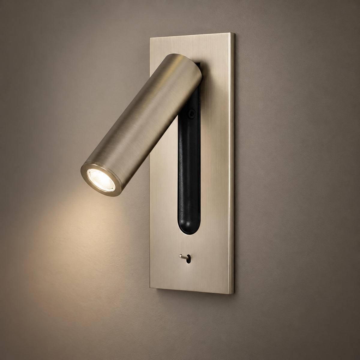 Modern Wall Mounted Bedside Lamp Metal Frame Adjustable LED Lighting for Bedroom Use