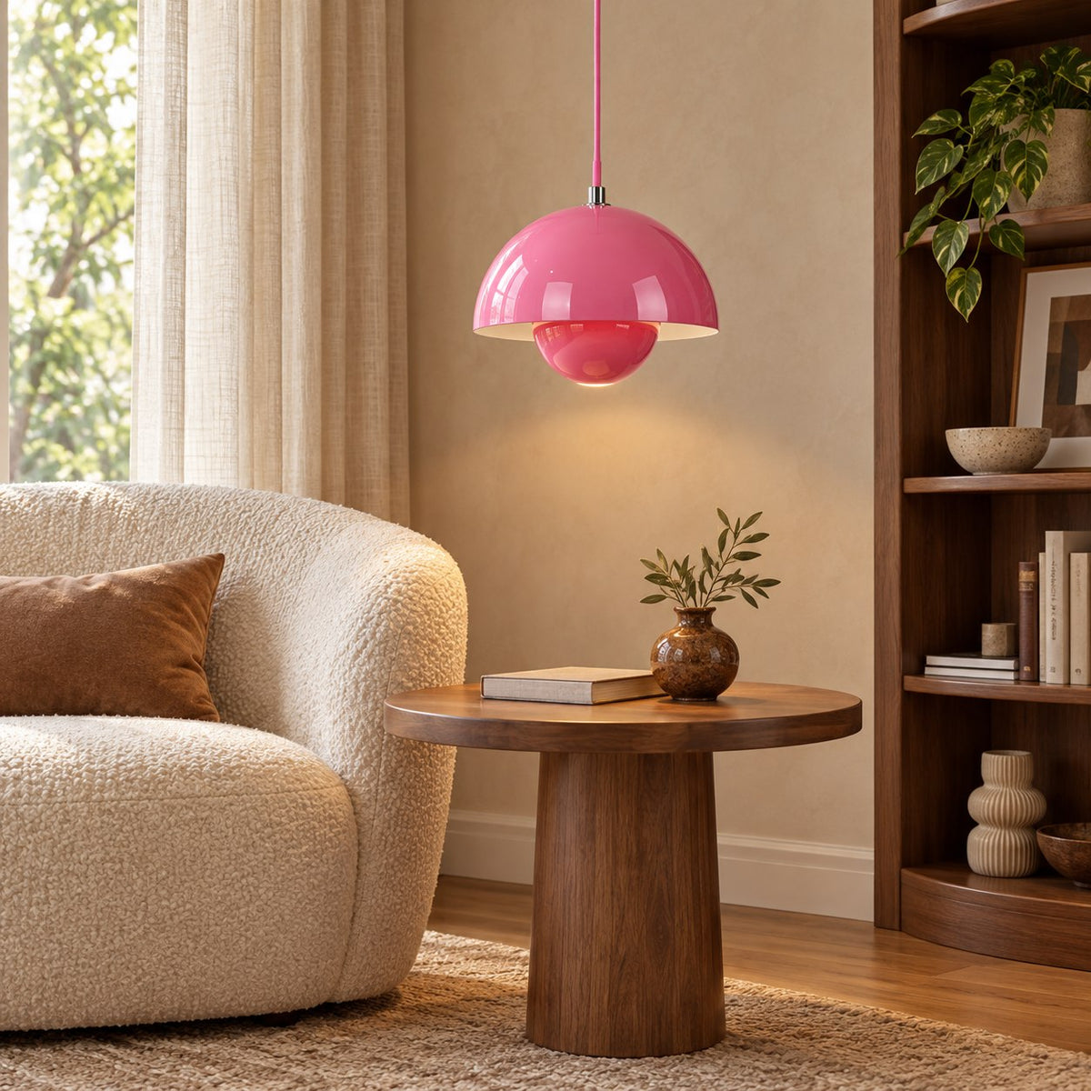 Modern Adjustable Black Pendant Light Hanging Metal LED for Kitchen and Home Lighting