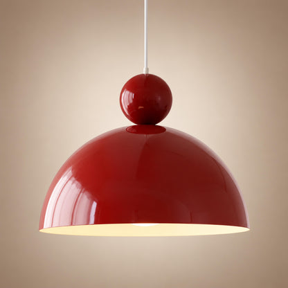 Modern Colorful Glass Pendant Light Adjustable Height LED Hanging Fixture for Kitchen Dining