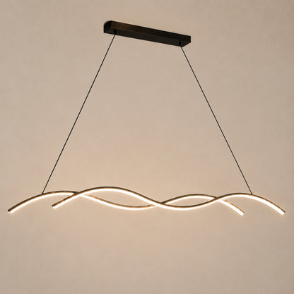 Modern Pendant Light Adjustable Hanging Aluminum LED Dimmable for Kitchen Island and Dining Room