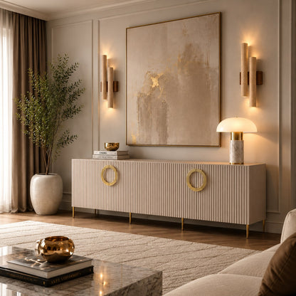 Modern Wall Light Wall Mounted Natural Travertine Shade Walnut Wood Base LED Compatible G9 Bulb