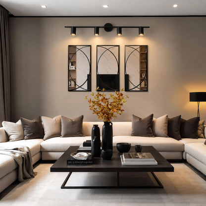 Modern Adjustable Wall Light Rotatable Sconce Brass Fixture with 350° Head Rotation