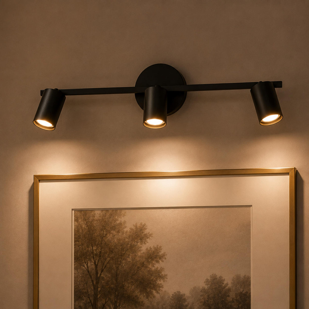 Modern Adjustable Wall Light Rotatable Sconce Brass Fixture with 350° Head Rotation
