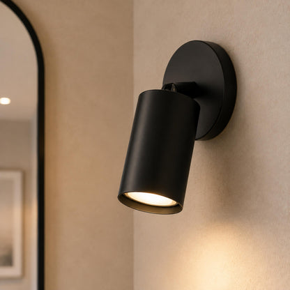 Modern Adjustable Wall Light Rotatable Sconce Brass Fixture with 350° Head Rotation
