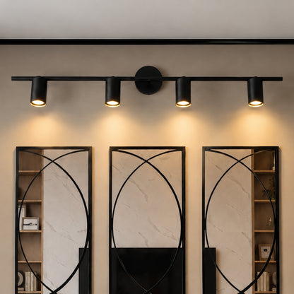 Modern Adjustable Wall Light Rotatable Sconce Brass Fixture with 350° Head Rotation