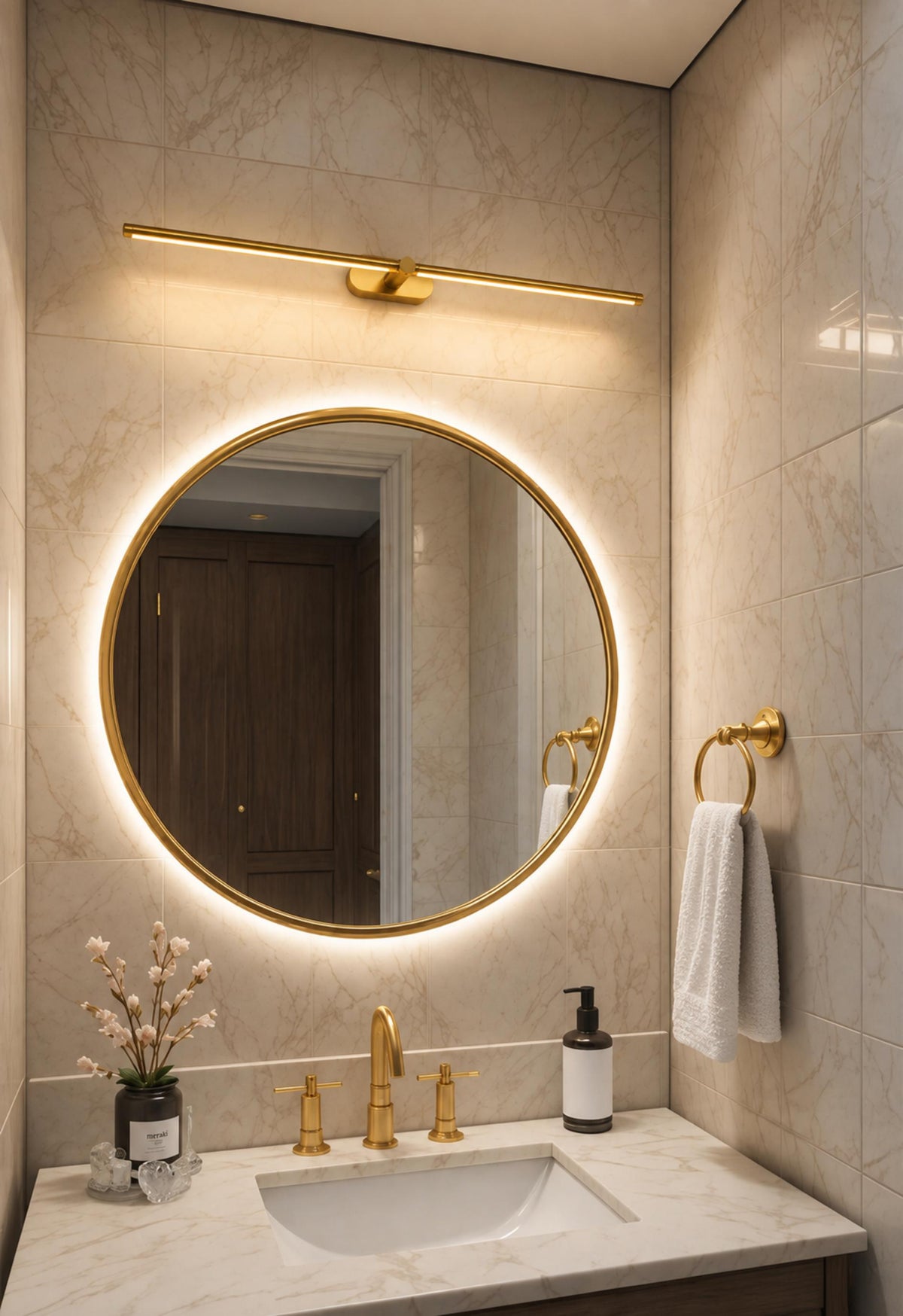 Modern Minimalist Wall Lamp Hardwired Metal LED Adjustable Sconce Light for Home Lighting