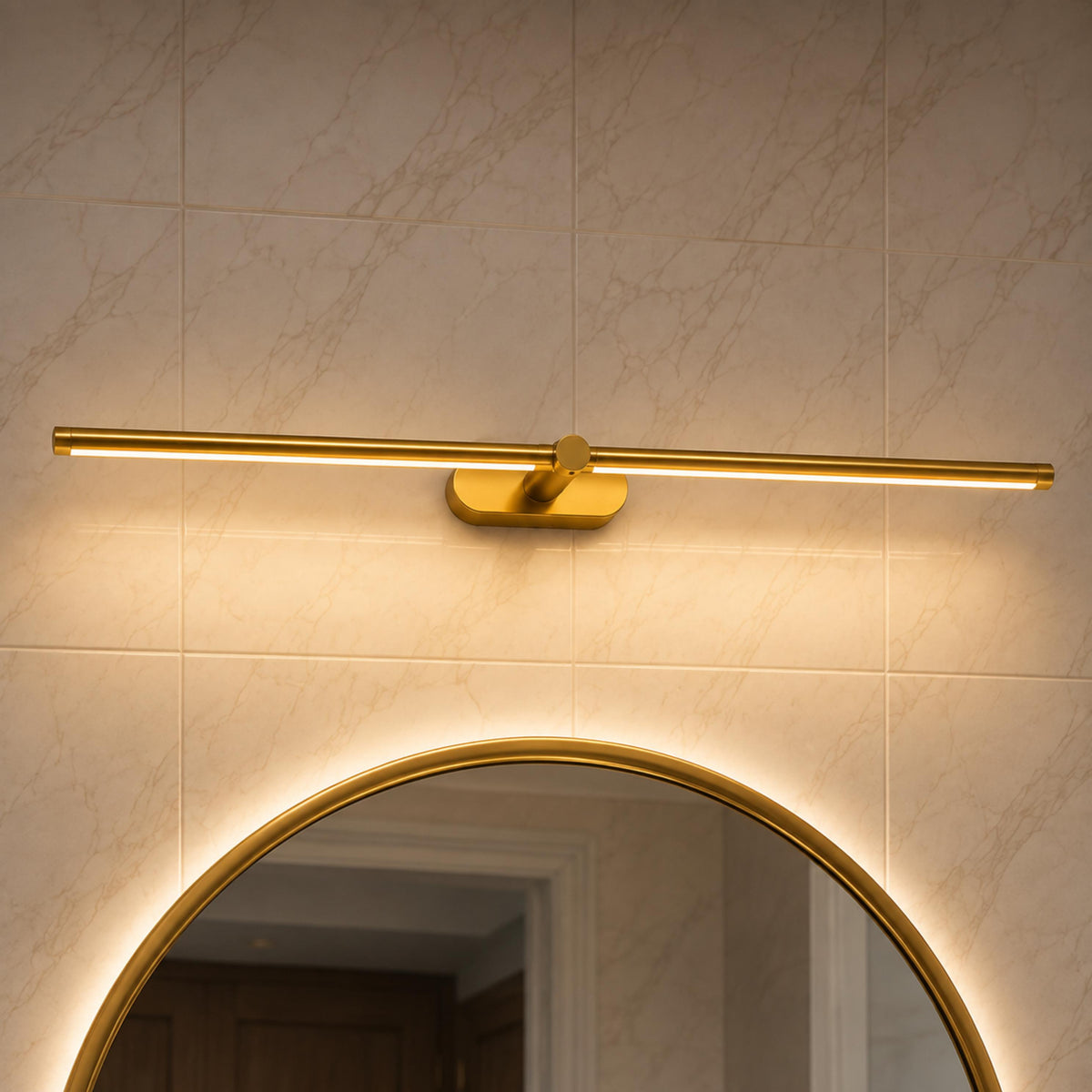 Modern Minimalist Wall Lamp Hardwired Metal LED Adjustable Sconce Light for Home Lighting