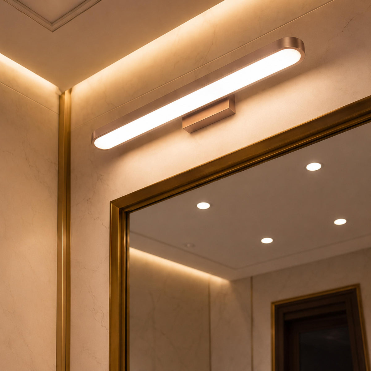 Modern LED Bathroom Vanity Light Bar Wall Mounted Aluminum Dimmable Fixture 18W 26W 34W 42W 50W
