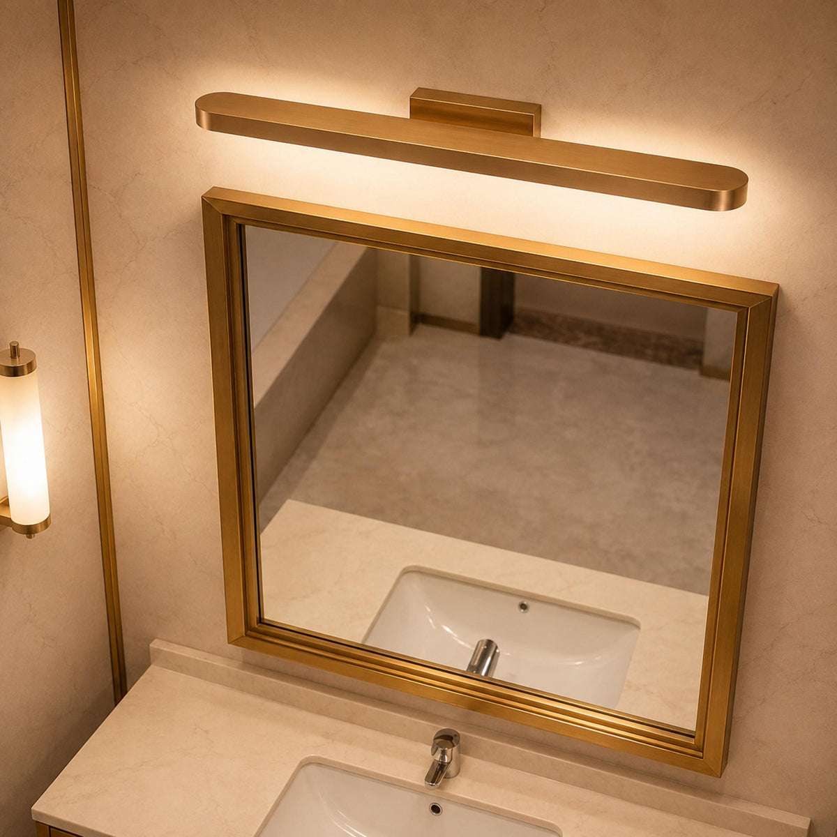 Modern LED Bathroom Vanity Light Bar Wall Mounted Aluminum Dimmable Fixture 18W 26W 34W 42W 50W