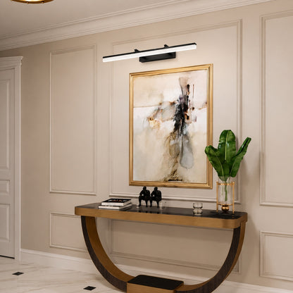 Modern Gold Bathroom Vanity Light Bar Wall Mounted Stainless Steel LED Adjustable 3-Colour