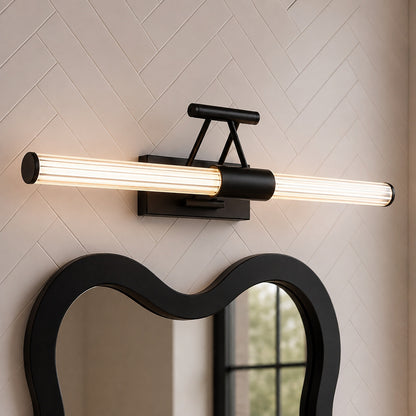 Modern LED Bathroom Vanity Light Wall Mounted with Adjustable Arms and 360-Degree Illumination
