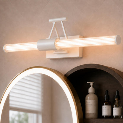 Modern LED Bathroom Vanity Light Wall Mounted with Adjustable Arms and 360-Degree Illumination